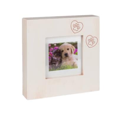 Paw Print Small Frame Cremation Urn