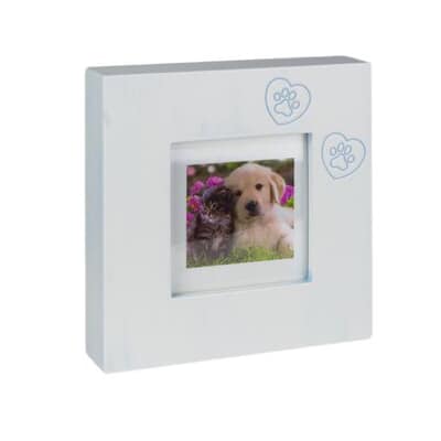 Paw Print Small Photo Frame Cremation Urn