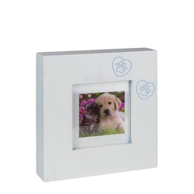 Paw Print Small Photo Frame Cremation Urn