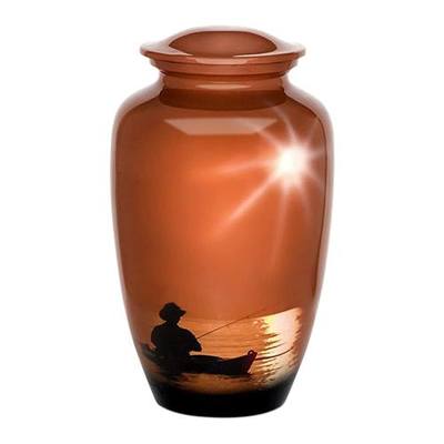 Peaceful Catch Metal Urn