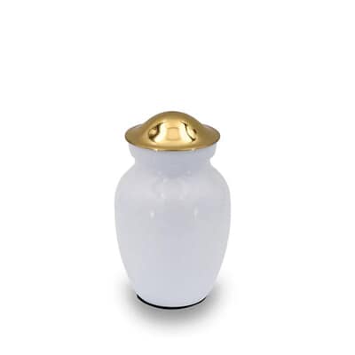 Pearl Gold Keepsake Cremation Urn
