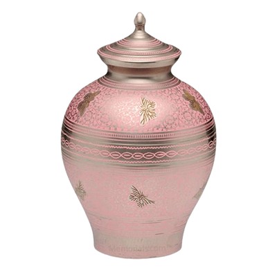 Pink Butterflies Cremation Urn