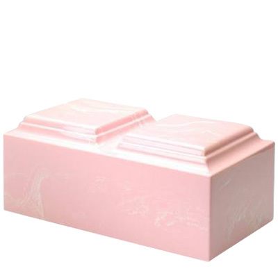 Pink Marble Companion Cremation Urn
