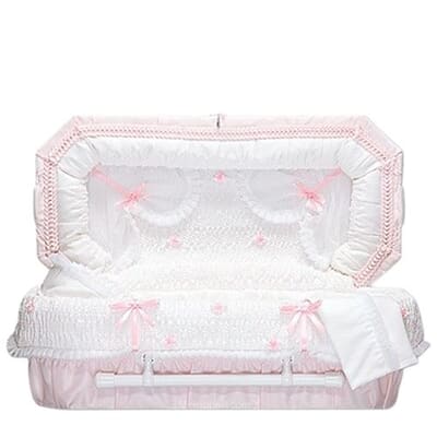 Pink Fair Premie Child Casket