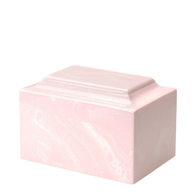 Pink Marble Keepsake Urn