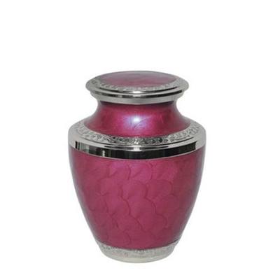 Pink Passion Metal Small Cremation Urn