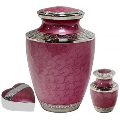 Pink Passion Metal Urns