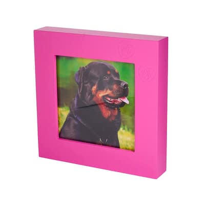 Pink Paw Print Photo Frame Cremation Urns