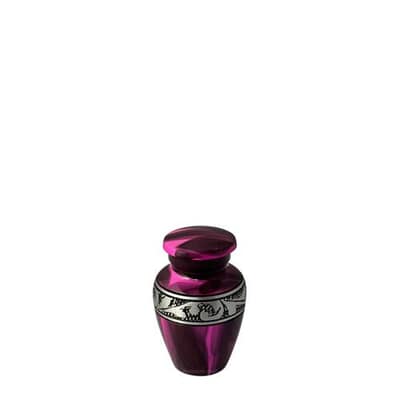 Pink Rain Keepsake Cremation Urn