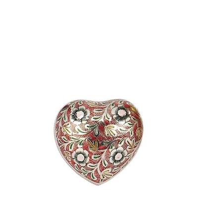 Pink Rhodochrosite Keepsake Heart Urn