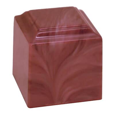 Pink Ruby Onyx Baby Cremation Urn