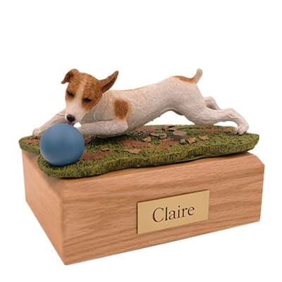 Playful Jack Russell Terrier Medium Dog Urn