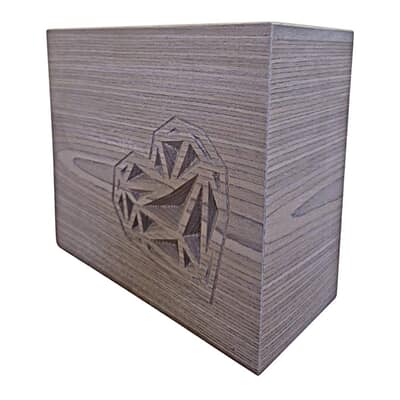 Pleasant Heart Wooden Cremation Urn