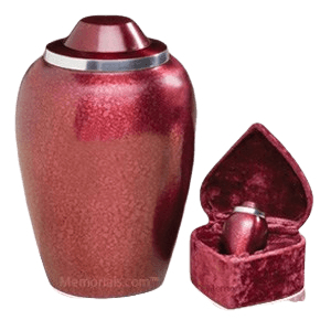 Frosted Plum Cremation Urns