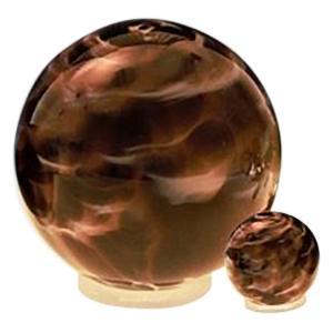 Plum Orb Glass Pet Urns