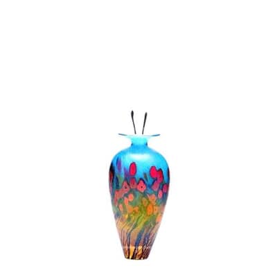 Poppy Glass Keepsake Cremation Urn