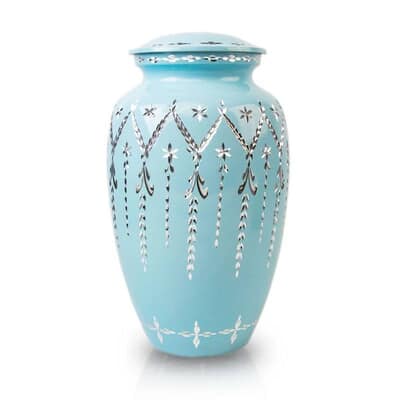 Prestige Sky Blue Memorial Urns