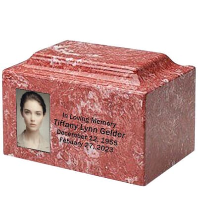 Primrose Marble Photo Urn