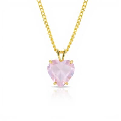 Princess Heart Cremation Diamond Necklace