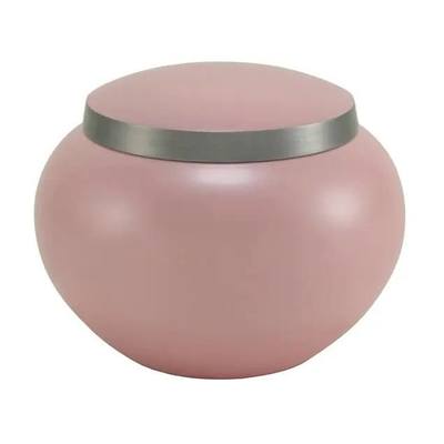 Princess Pink Medium Metal Pet Urn