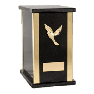 Stella Nero Cremation Urn