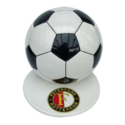 Black Logo Large Soccerball Urn