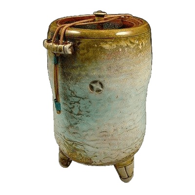 Celestial Touch Soda Fired Urn