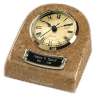 Marble Clock Earth Keepsake Urn