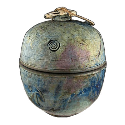 Scratte Cosmo Raku Urn
