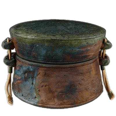 Star Chaser Raku Petite Urn