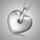 Puff Heart Pet Cremation Jewelry