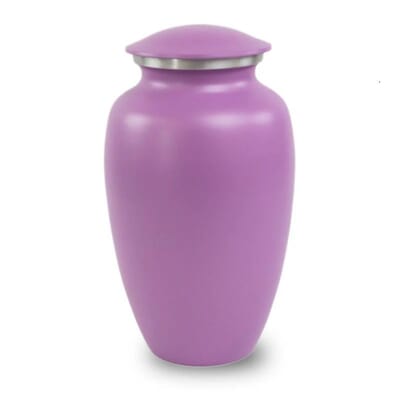 Purple Arura Cremation Urn