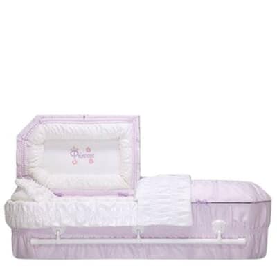 Purple Princess Premie Child Casket