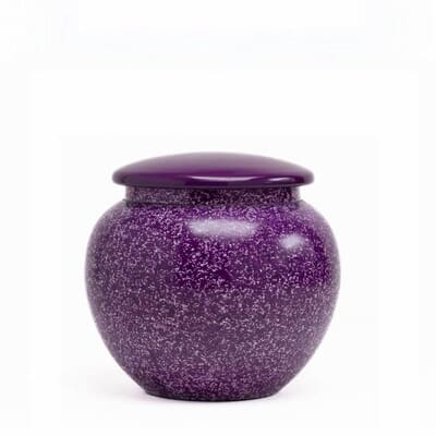 Purple Sky Small Memorial Pet Urn