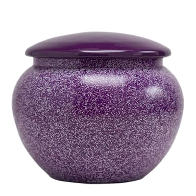 Purple Sky Small Memorial Pet Urn