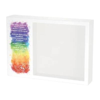Rainbow Pet Shadow Box Urn