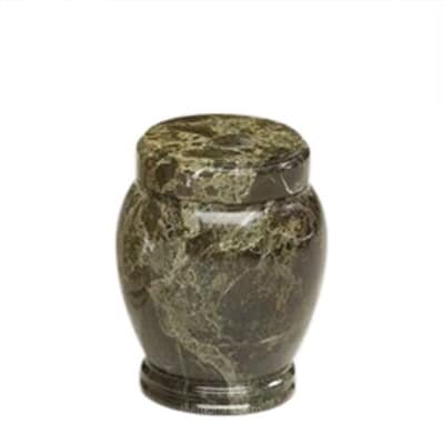 Rainforest Marble Small Cremation Urn