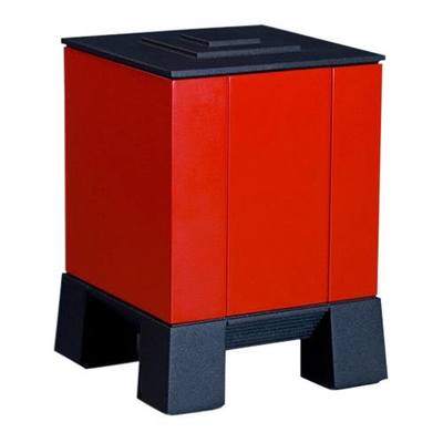 Red & Red Children Cremation Urn