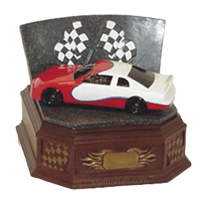 Red Race Car Cremation Urn