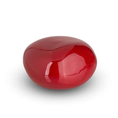 Red Stone Keepsake Urn For Ashes