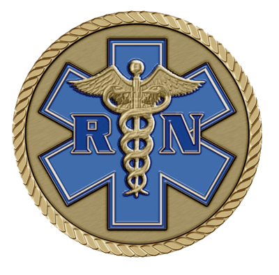 Registered Nurse Small Medallion 