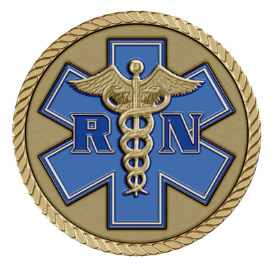 Registered Nurse Small Medallion