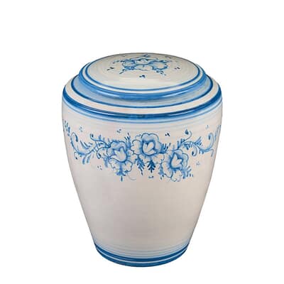 Renaissance Ceramic Keepsake Urn