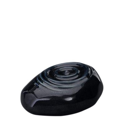 Ripple Black Keepsake Urn