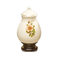 Yellow Rose Keepsake Ceramic Urn