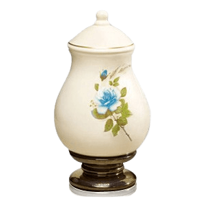 Blue Rose Large Ceramic Urn