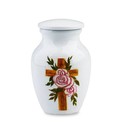 Rose Cross Keepsake Urn