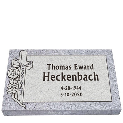 Rose Rosary Granite Grave Markers