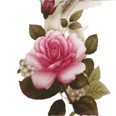 Pink Rose Large Ceramic Urn