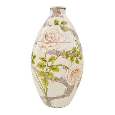 Roses Ceramic Cremation Urn